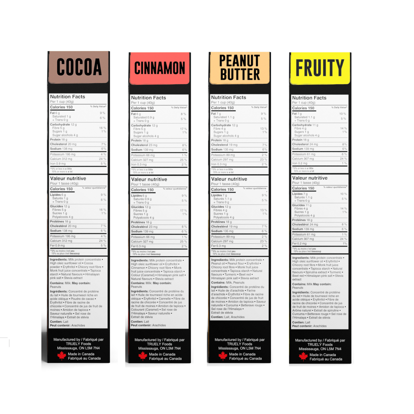 Truely Protein Cereal Variety, 4 Pack