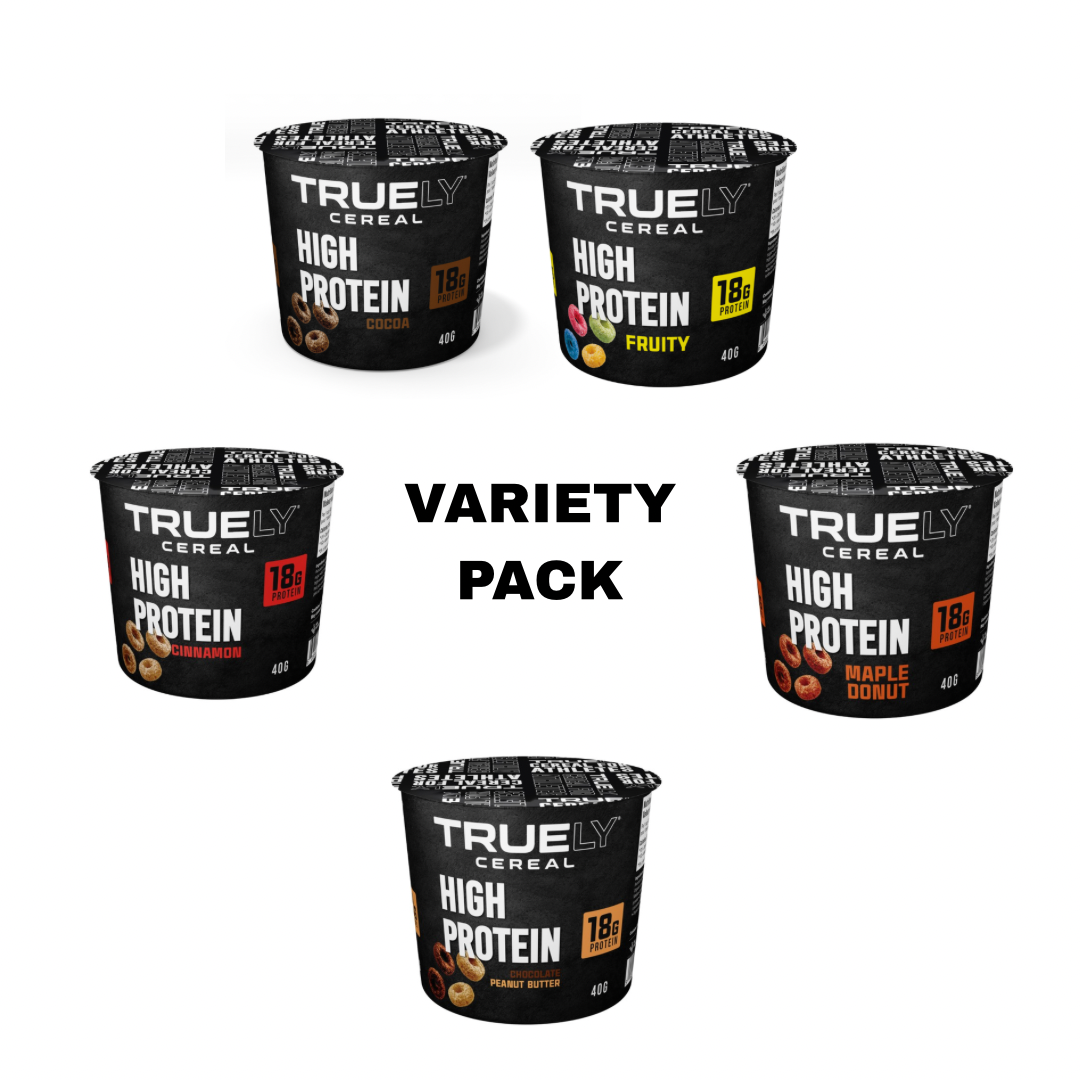 Truely Protein Cereal Single Serving Variety, 12 Pack
