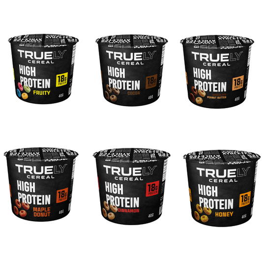 Truely Protein Cereal Single Serving Variety, 12 Pack