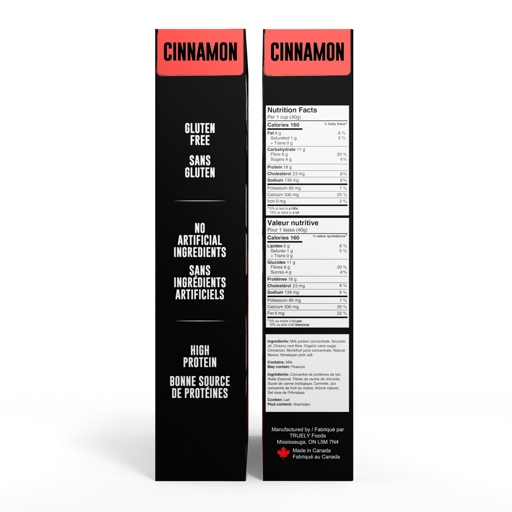 Truely High Protein Cereal Cinnamon 4 Pack Truely Cereal truely-high-protein-cereal-cinnamon-4-pack-truely-cereal