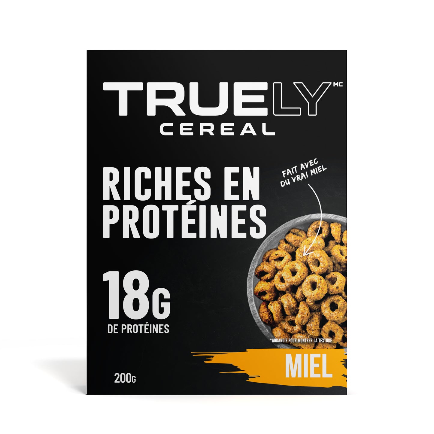 Truely Protein Cereal Honey, 4 Pack