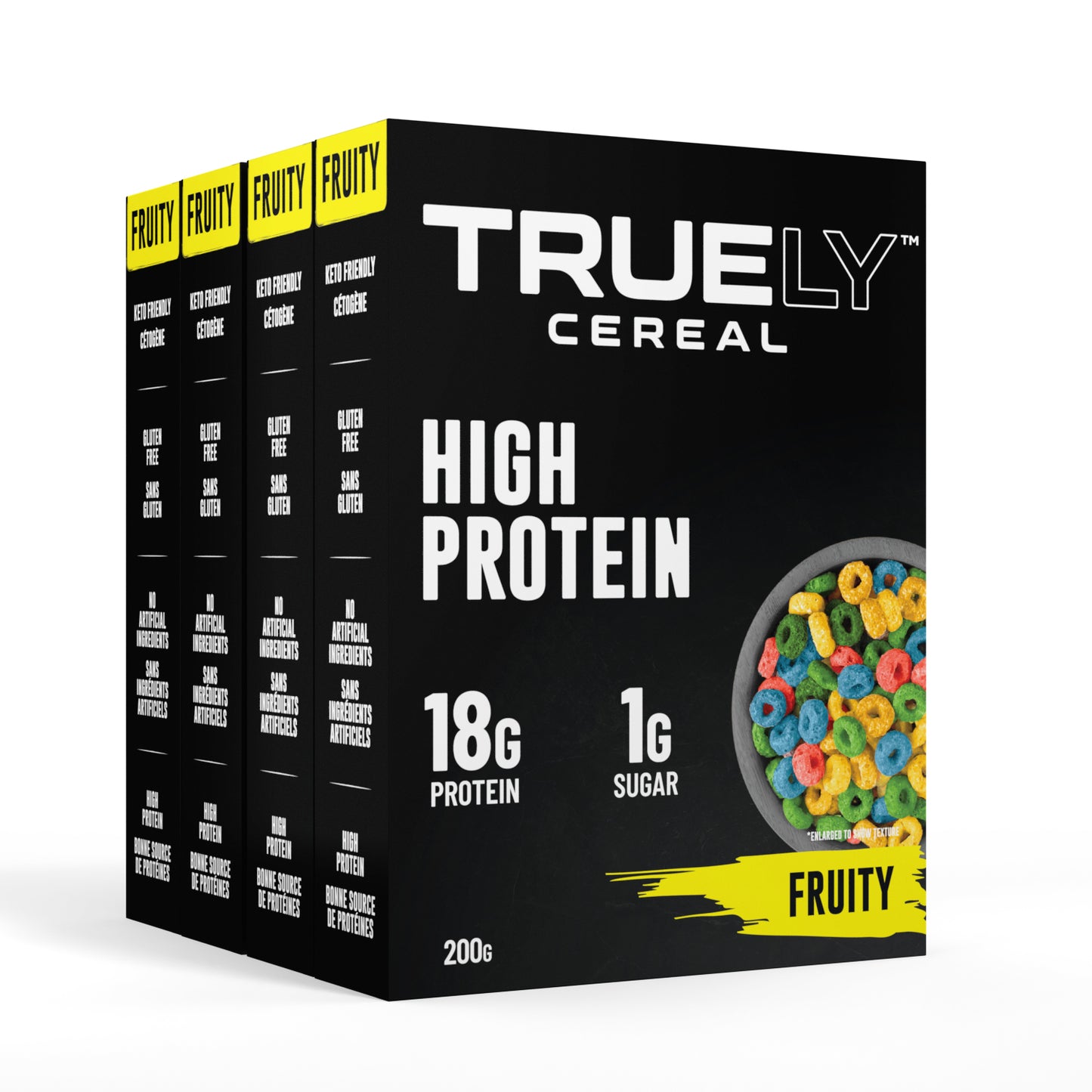 Truely Protein Cereal Fruity, 4 Pack