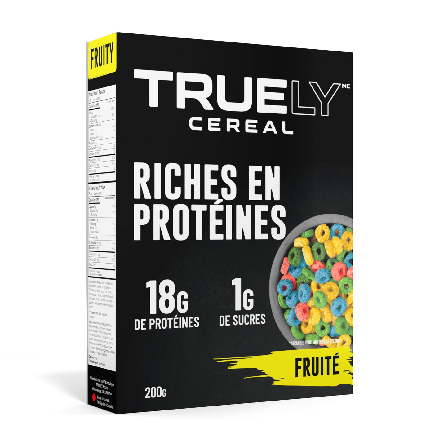 Truely Protein Cereal Fruity, 4 Pack