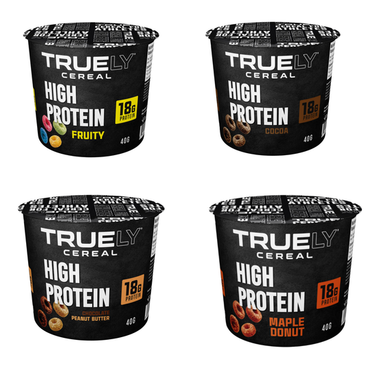 Truely Protein Cereal Single Serving Variety, 12 Pack