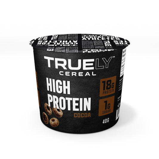 Truely Protein Cereal Single Serving Cocoa, 12 Pack