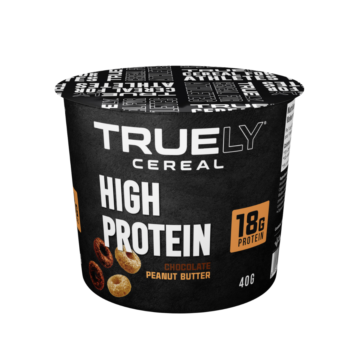 Truely Protein Cereal Single Serving Chocolate Peanut Butter, 12 Pack