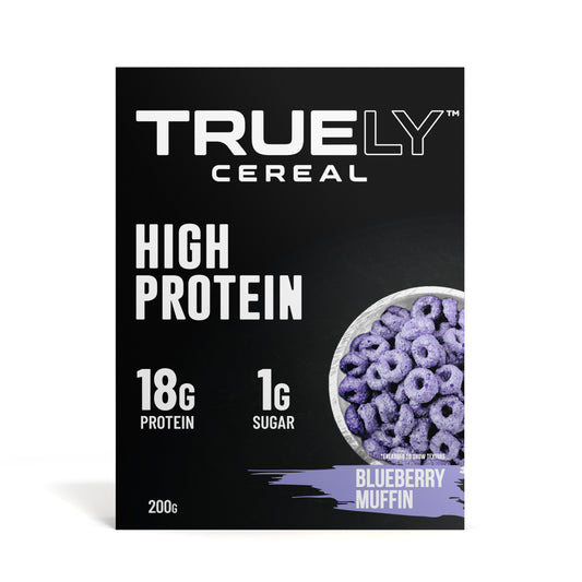 Truely Protein Cereal Blueberry Muffin, 4 Pack