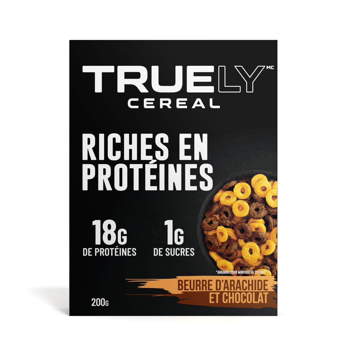 Truely Protein Cereal Chocolate Peanut Butter, 4 Pack