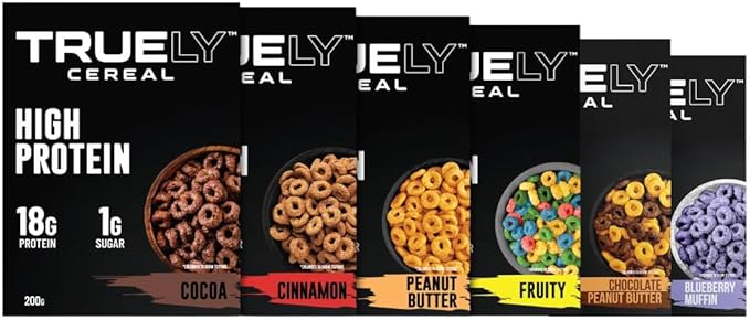 Truely Protein Cereal Variety, 6-Pack